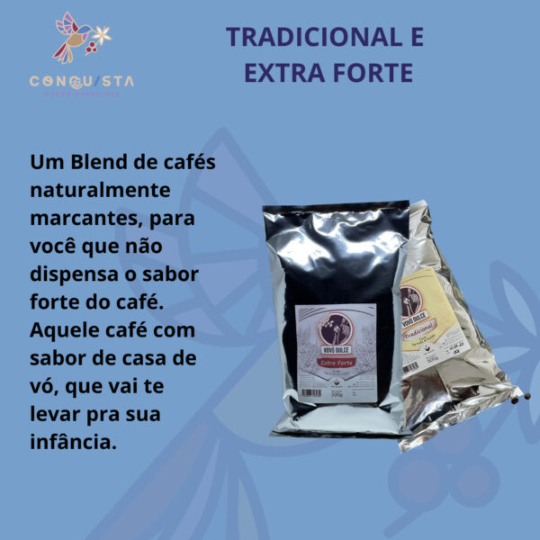 Café Extra Forte- Torrado e moído - 250g - 50 unidades ATAEmbPrata