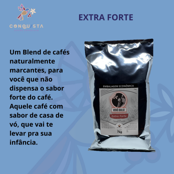 Café Extra Forte - Torrado e moído - EMBALAGEM ECO 7kg - 2 unidades ATAEmbPrata